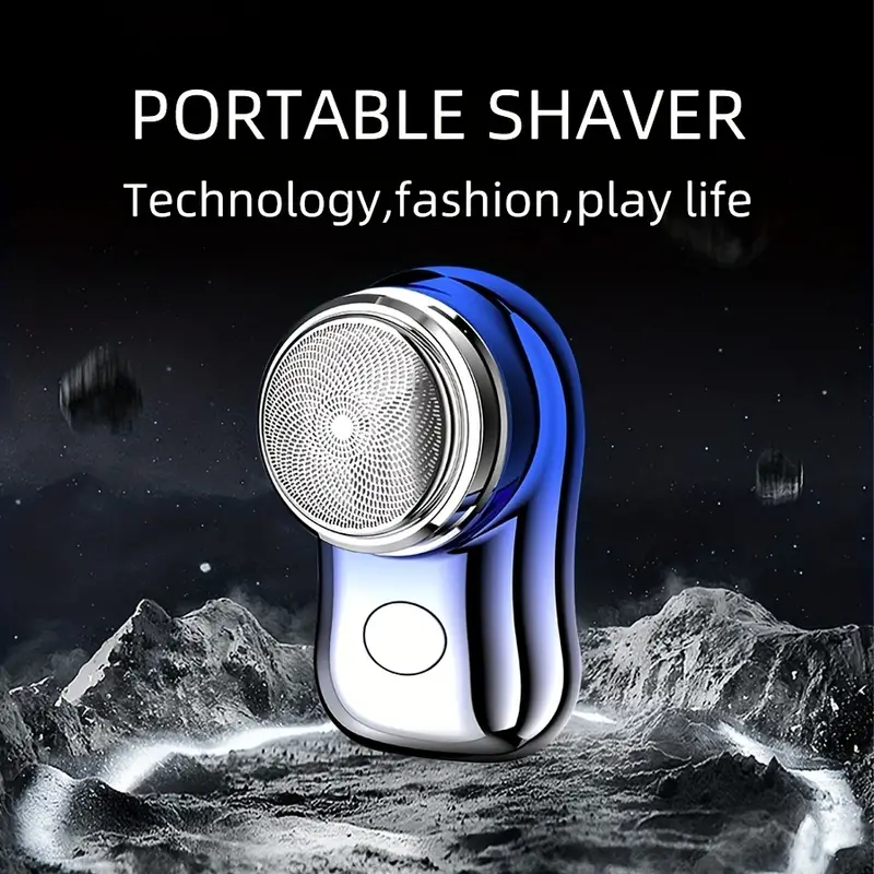 Mini afeitadora eléctrica portátil, afeitadora eléctrica portátil de  bolsillo, afeitadora eléctrica portátil para hombres y mujeres, afeitadora