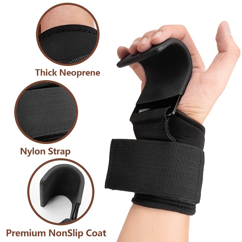 uRock Weight Lifting Strap Wrist Support (Black) Wrist Support