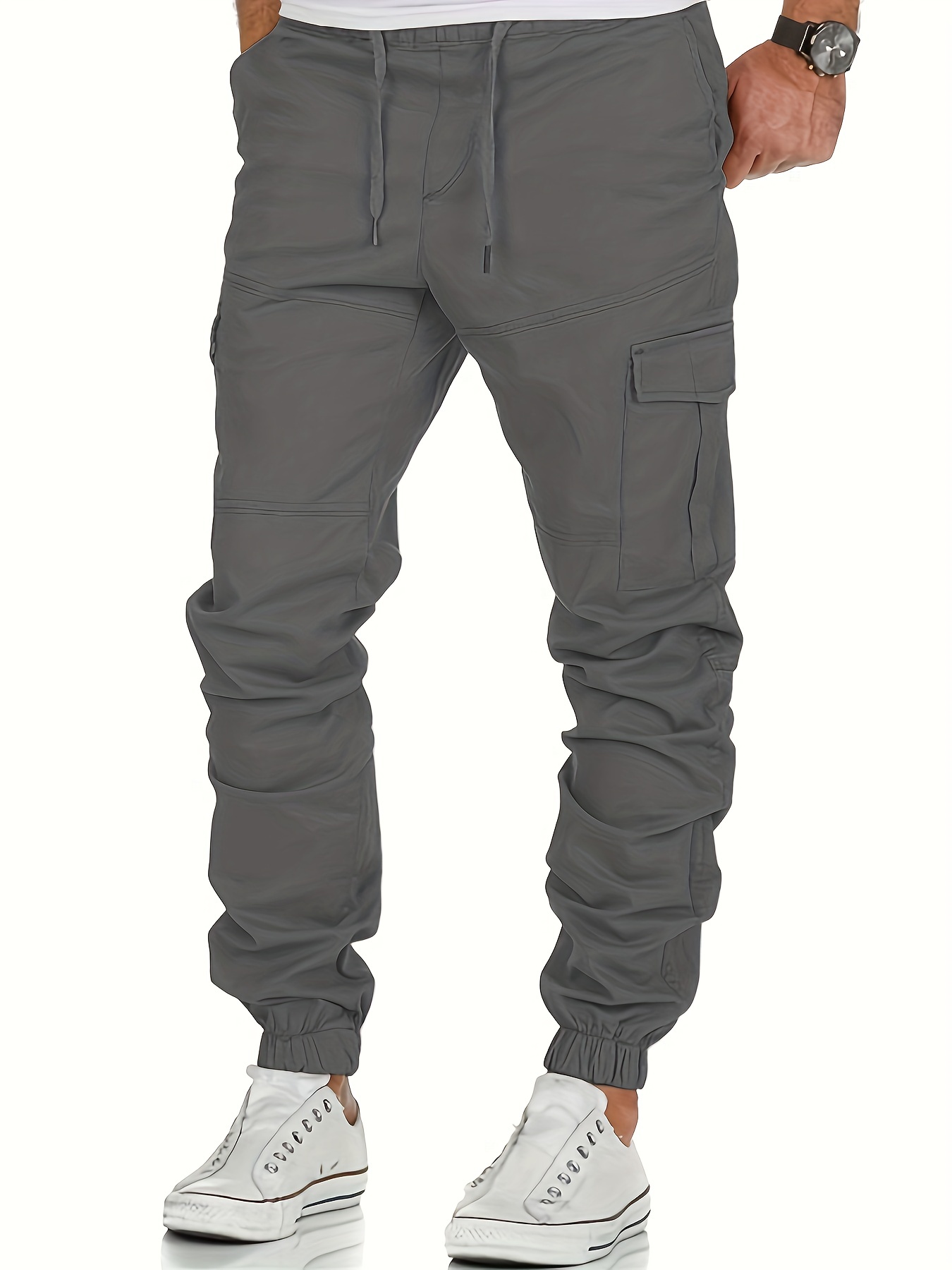 Plus Size Men's Cargo Trousers Comfy Trendy Cargo Pants - Temu Canada