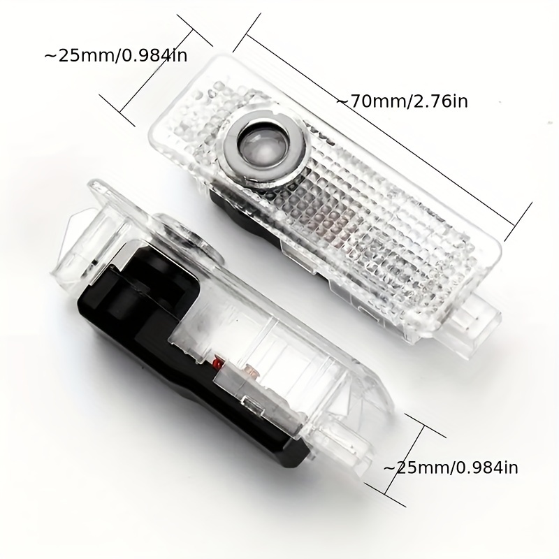  Auniq Lumière de Bienvenue de Porte de Voiture pour Adi, 4  pièces LED Projection Logo de Voiture Lumière Car Bienvenue Logo Lumière  Compatibilité avec A1/A3/A4/A5/A6/Q3/Q5/Q7/A7/A8/R8/TT (A*D*)