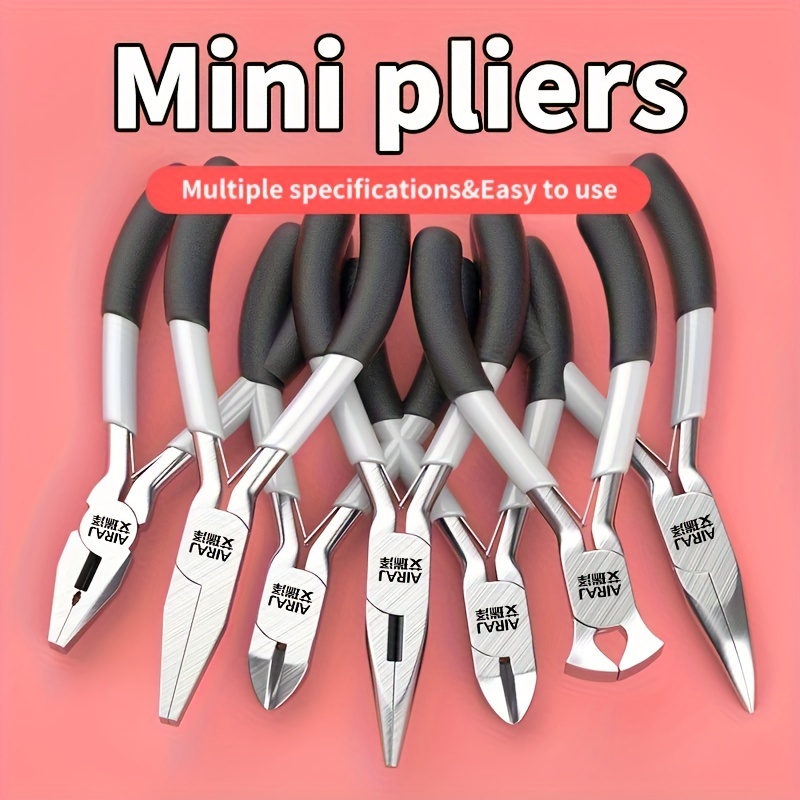 

Mini Pliers 5 "needle-nose Pliers Round Nose Pliers Electrician Wire Stripping Lineman's Pliers Manual Diy Wire Winding Jewelry Pliers