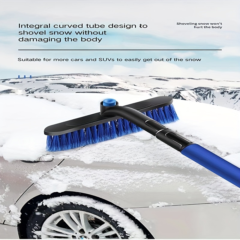 4-in-1 Vehicle Snow Shovel Car Telescopic Removal Portable Deicing  Defrosting Multifunctional Snow