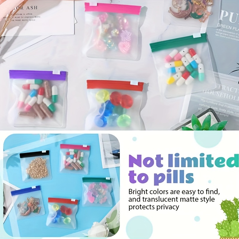 What is Eco Friendly Resealable Small Plastic Bags Small Baggies for Pills  and Medicine Storage