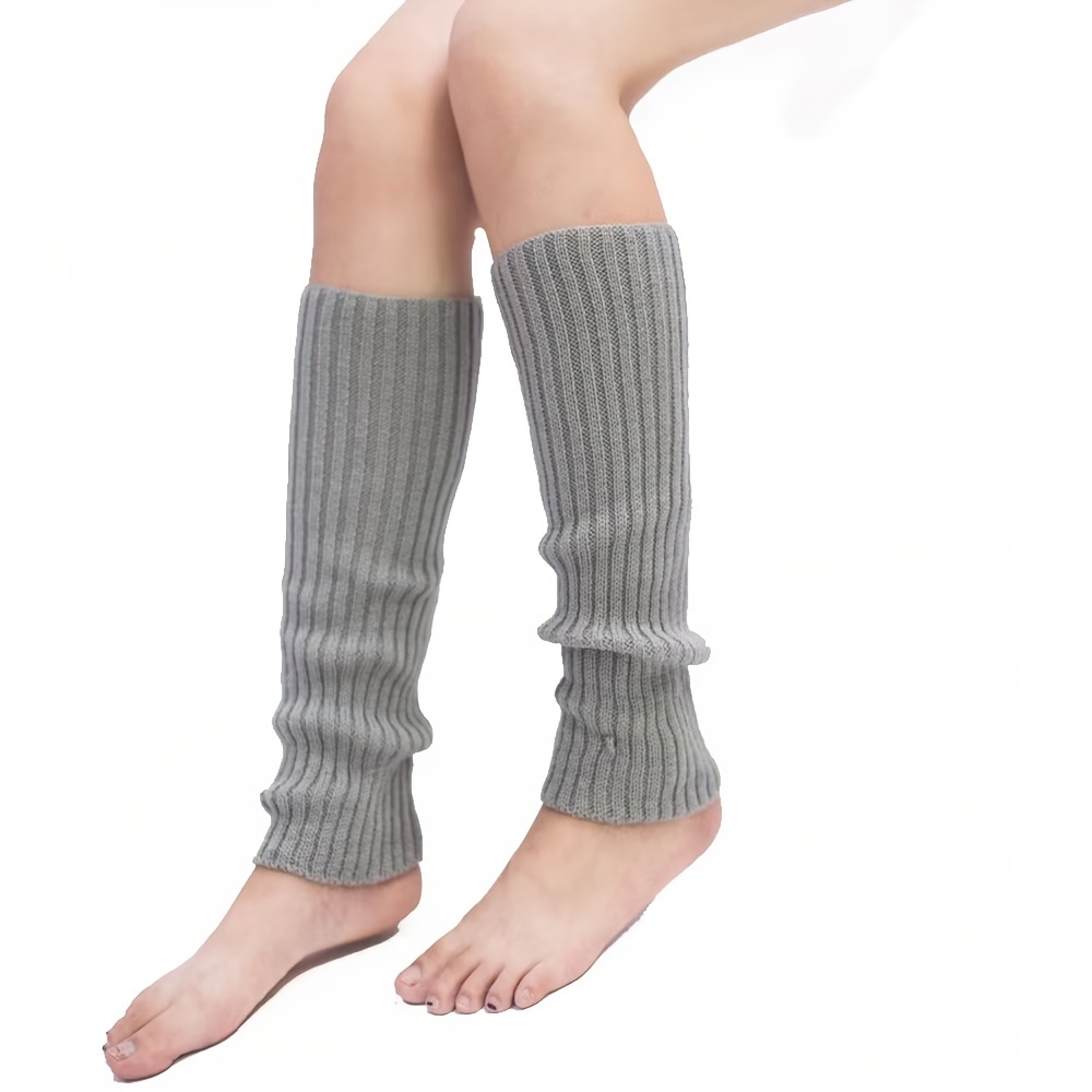 Women's 80s Ribbed Knit Leg Warmer Costume Women's Leg - Temu