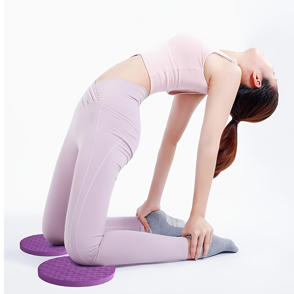 Myga Yoga Support Pad - Non-Slip Silicone Support Pad for Knees, Hands,  Wrists, Elbows and Ankles - Lightweight & Eco-Friendly - Plum