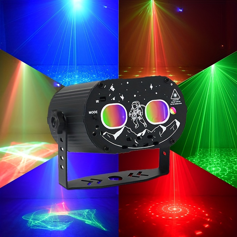 Luci Da Discoteca Laser Natalizie 60 Modelli Colorati DJ LED Gadget Luci Da  Palco USB Ricaricabile Proiettore Di Luce Laser Feste Di Compleanno Da  16,74 €