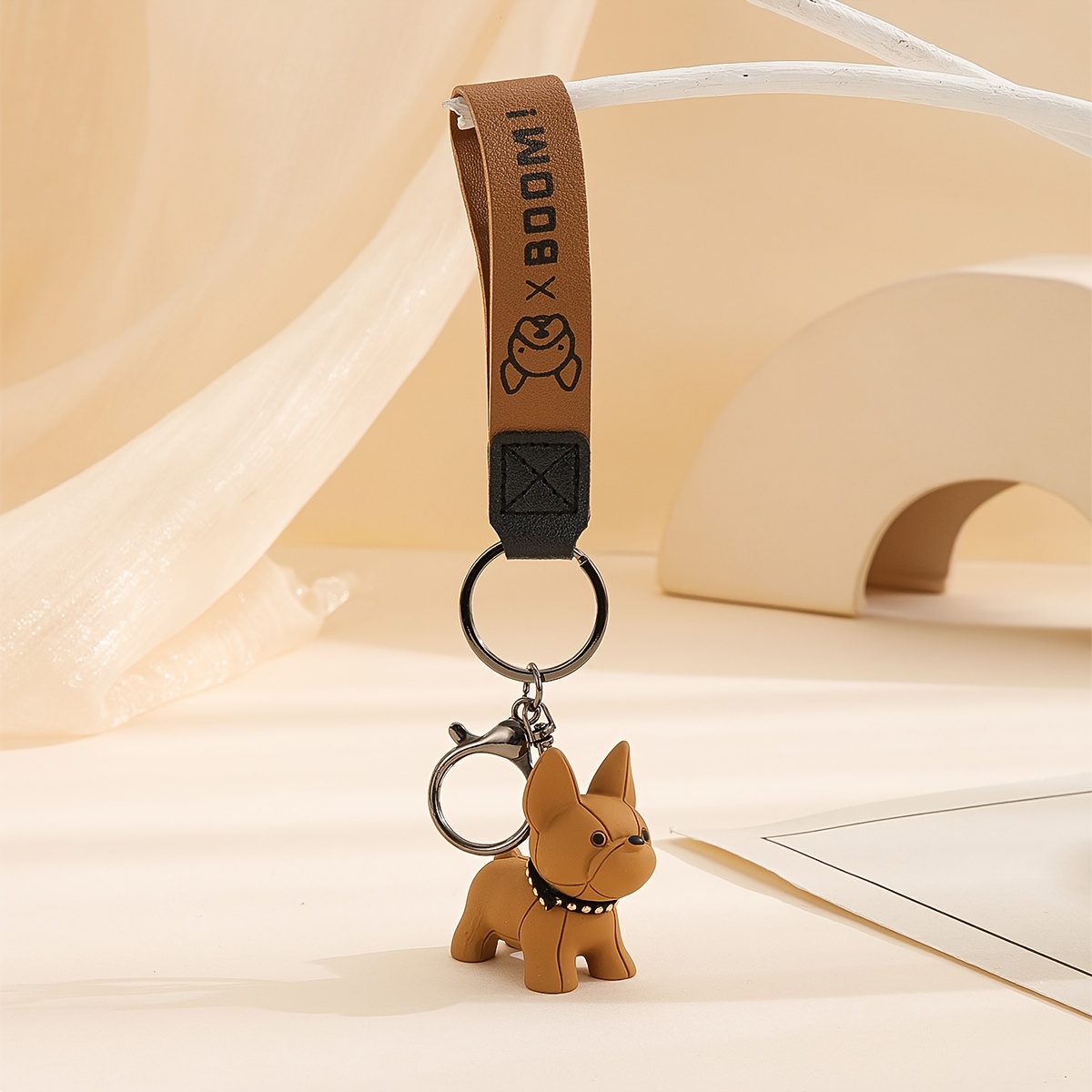 Leather Dog Bag Charm