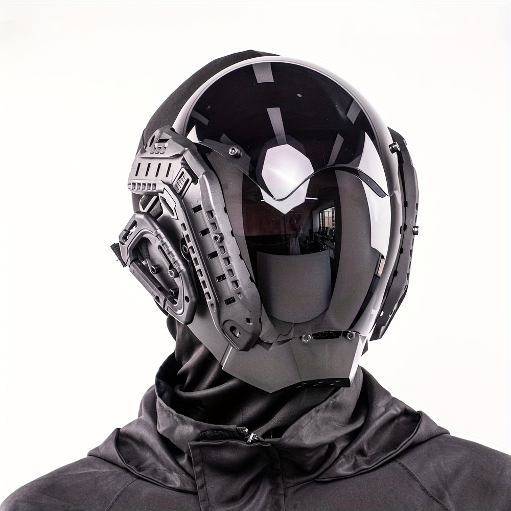 Stupid Punk Helmet Ghost Mask Cosplay Cool Mask Halloween - Temu