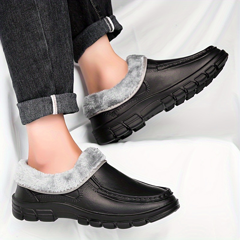 Zapatos de trabajo para hombres - Zapatos antideslizantes sin cordones -  Zapatos de trabajo sin cordones - 4