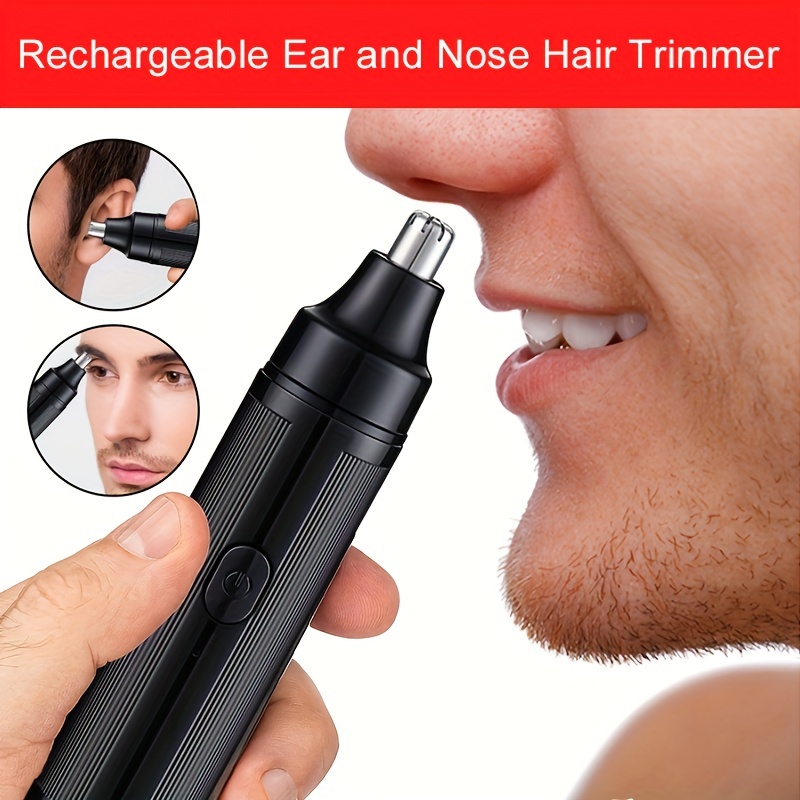 Cortapelos eléctrico para nariz y orejas para hombres y mujeres