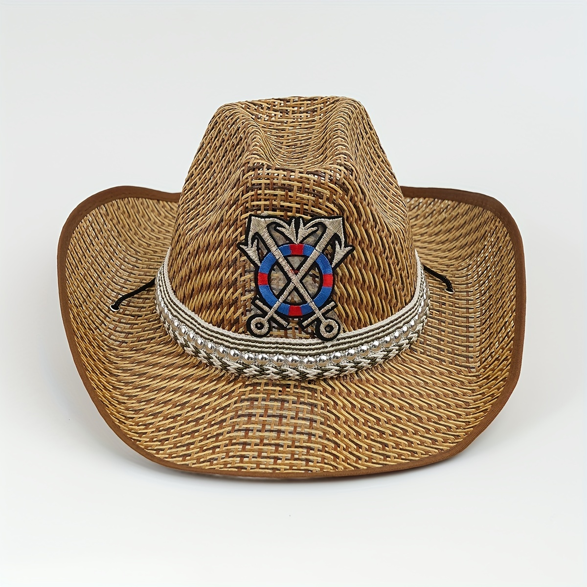 Men's Sunshade Straw Hat Large Edge Outdoor Beach Hat
