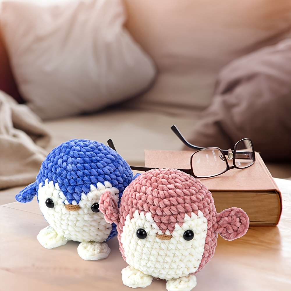 Crochet Kit Beginners Include Penguins Crochet Kit Students - Temu