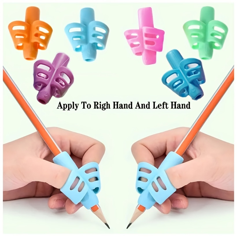 16pcs Pencil Grips Aide à l'écriture Aide à l'écriture Grip Universal Pen  Holder Grip Enfant avec boîte