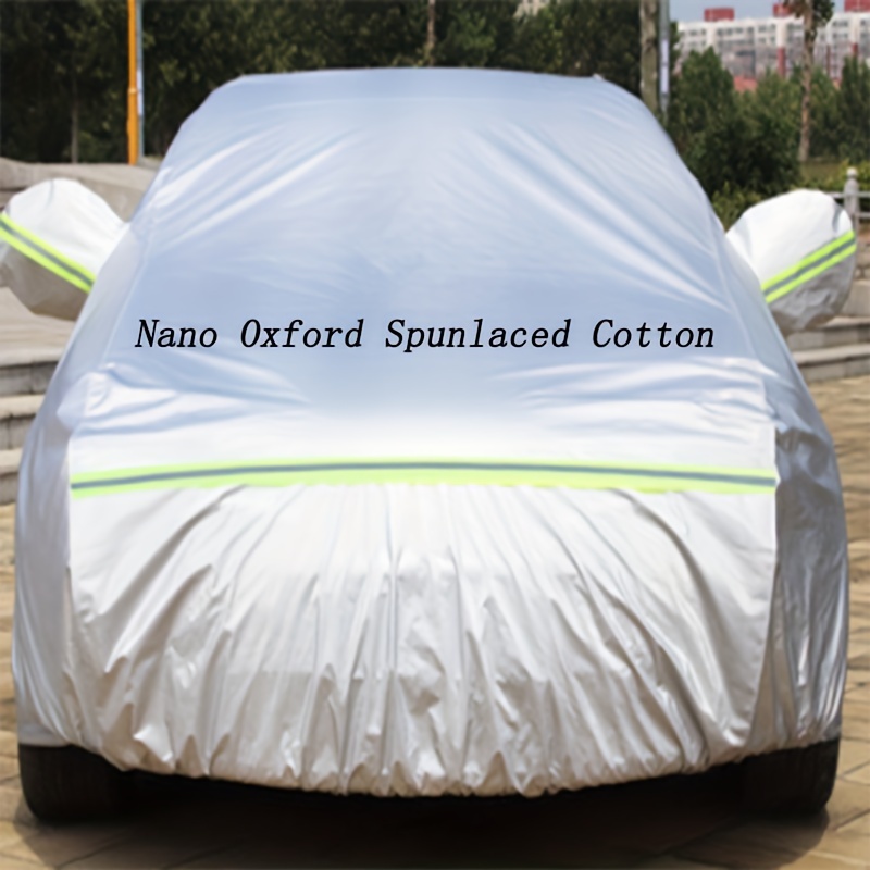 Universal Waterproof Car Cover Thickened 210D Oxford Cloth Aluminum Film  Full Cover Car Cover Heat Insulation