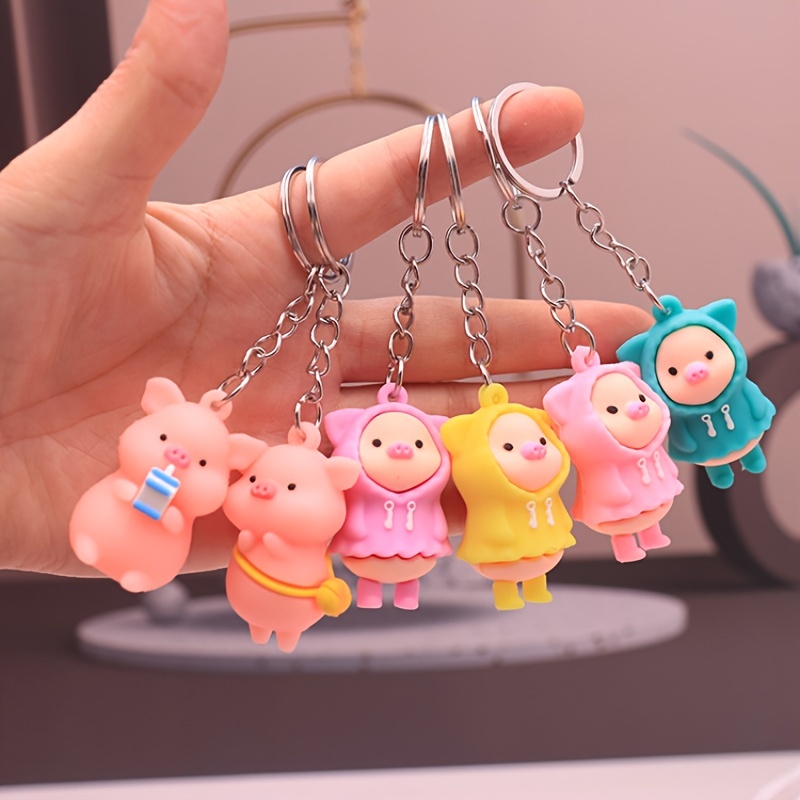 cadenas kawaii en forme de poupée, cadenas avec mini-cadenas