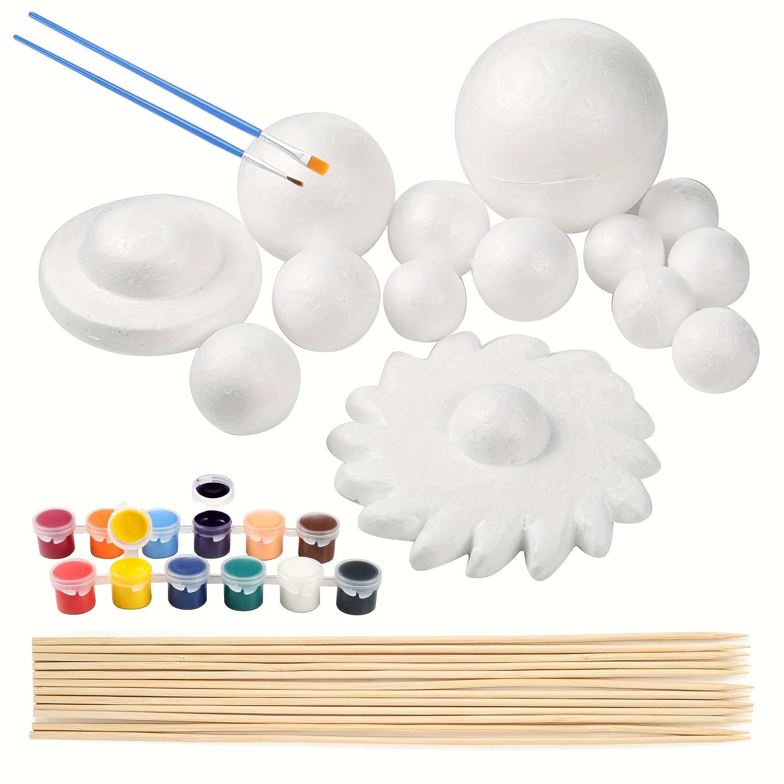 Styrofoam Smoothfoam Solar System Kit PAINTED 