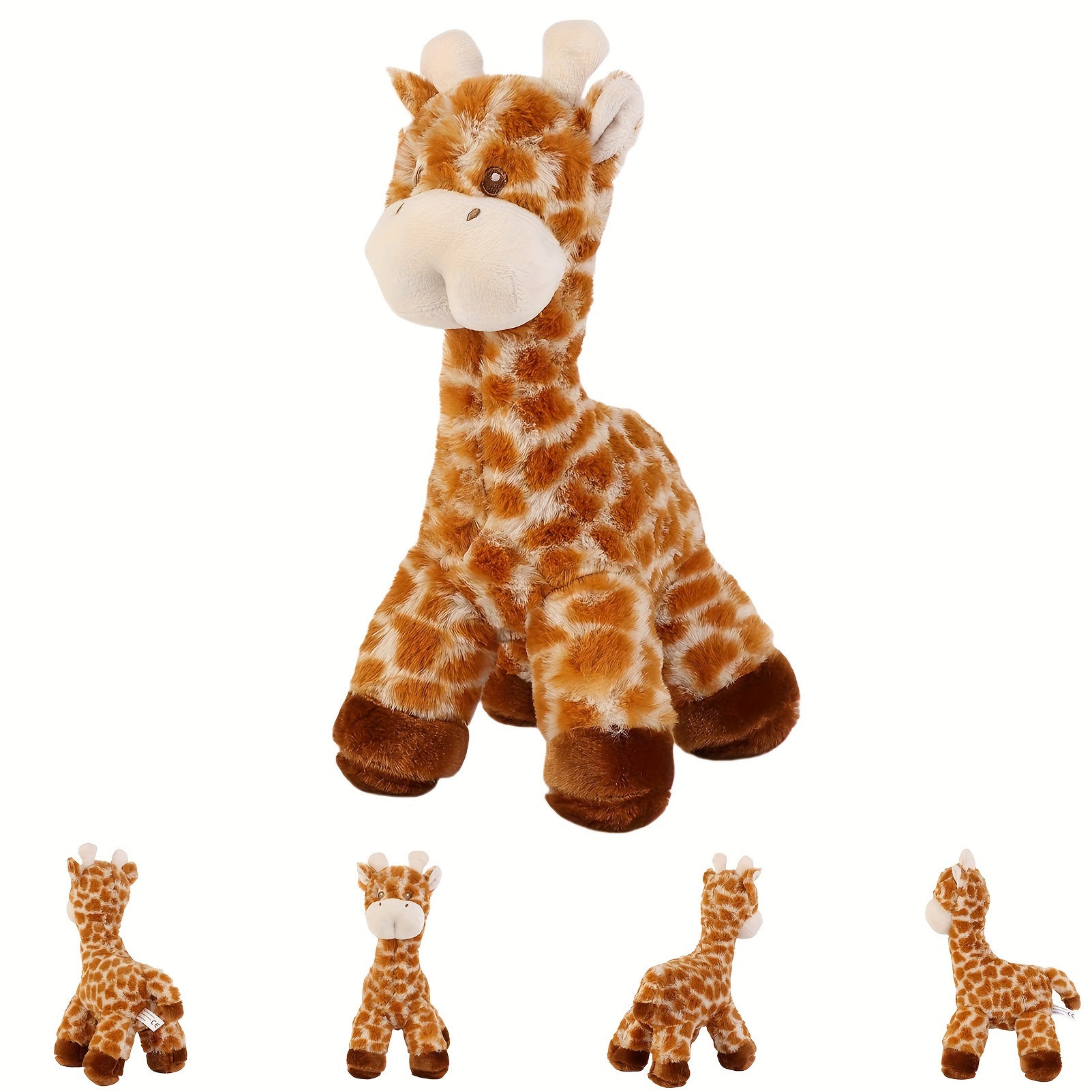 Jirafa gigante de la vida real, juguetes de peluche, muñecos suaves para  niños y bebés, regalo de cumpleaños para decoración de habitación  (amarillo
