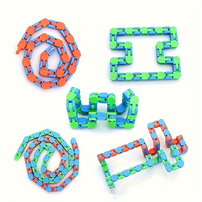 New Sensory Fidget Toys Wacky Tracks Snap And Click Fidget - Temu