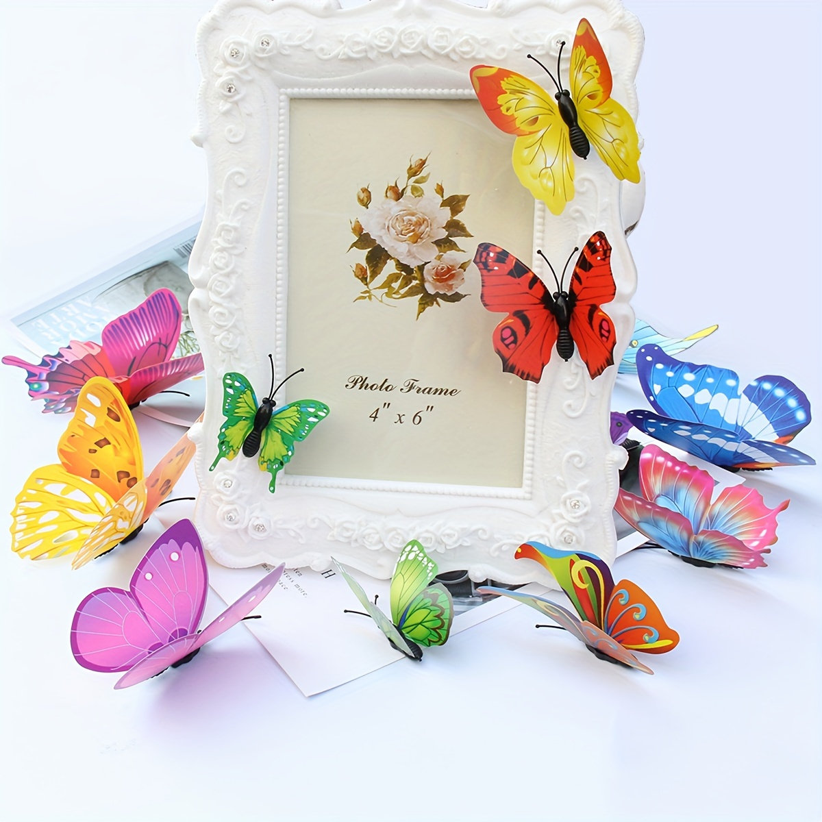 Double layer Three dimensional Butterfly Wall Sticker Wall - Temu