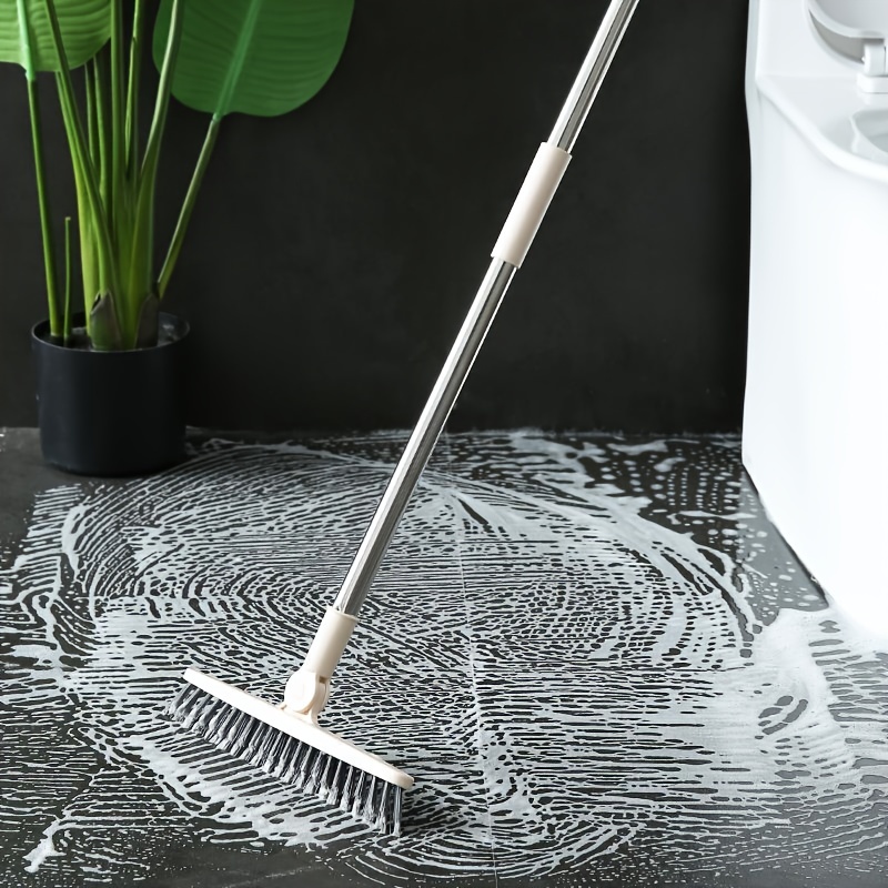 Cleaning Brush, Manual Stiff Bristles Cleaner Brush, Scrub Brush For  Bathroom And Kitchen Crevice, No Dead Corner Cleaning Brush, With Handle  For Tile Floor - Temu