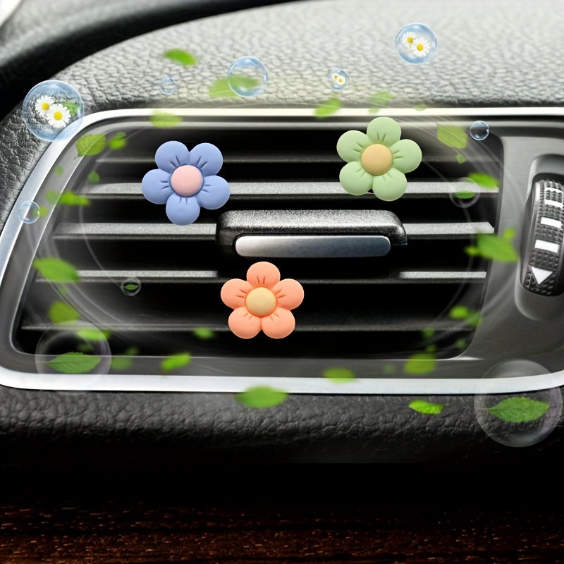 Clip de ventilation coloré pour femmes, dessin animé mignon Kawaii,  décoration de voiture, décoration intérieure de voiture, climatisation –  les meilleurs produits dans la boutique en ligne Joom Geek