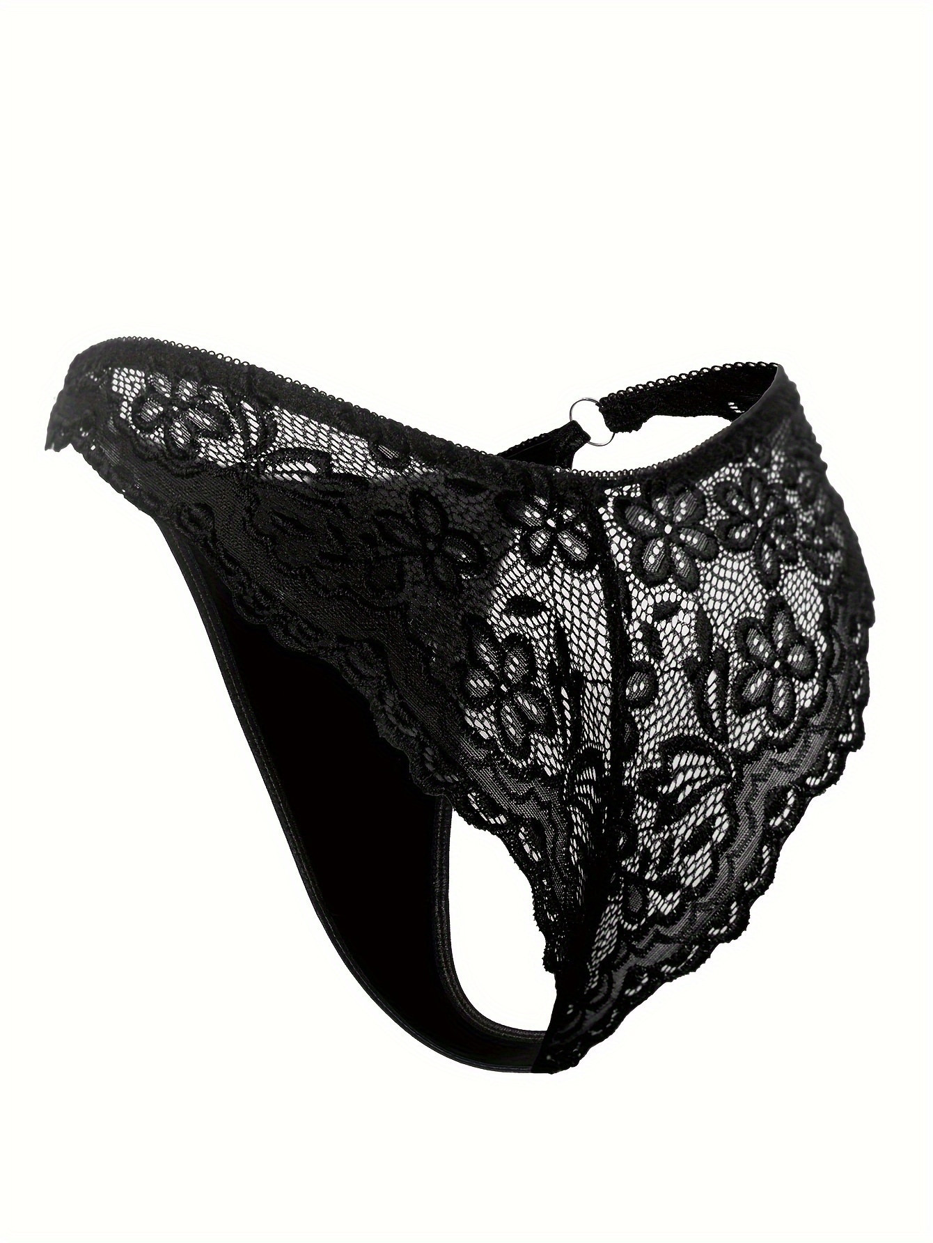 Lace Stitching Thongs Soft Comfy Stretchy Intimates Panties - Temu