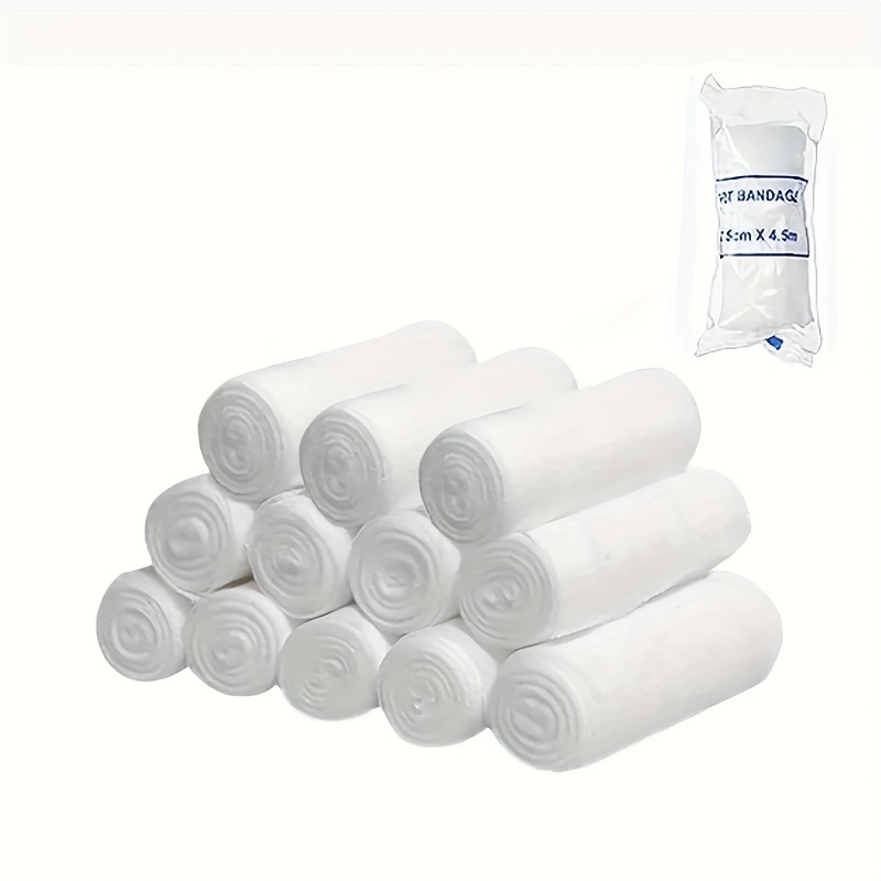 1pc Gauze Bandage Rolls Premium First Aid Supplies Safe - Temu