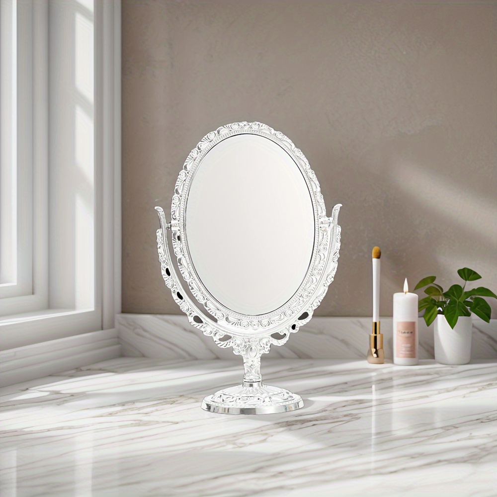 Espejo Mesa Decorativo Vintage Espejo Maquillaje Tocador - Temu