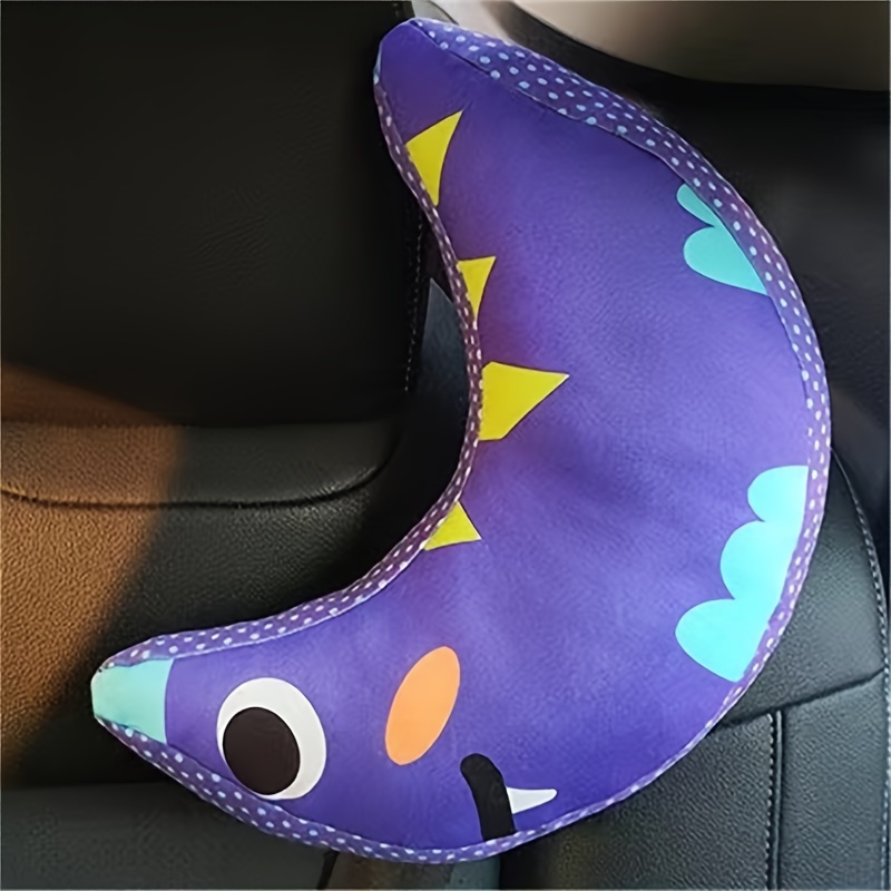 1pc Purple Car Neck Pillow