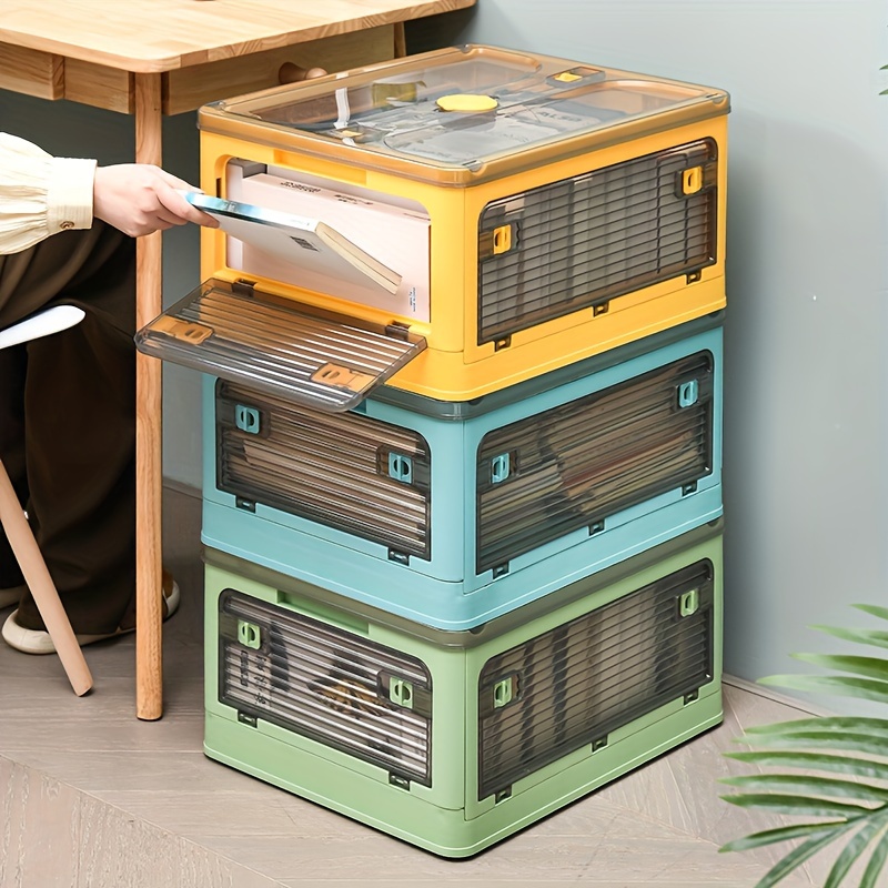 Folding Multifunctional Storage Box Collapsible Storage - Temu