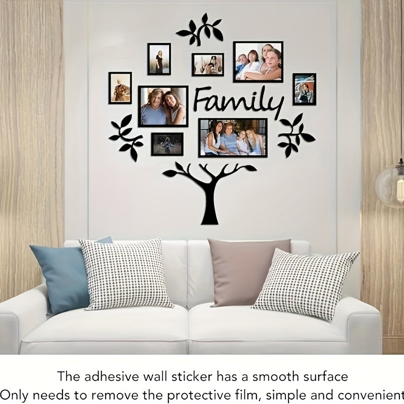 Wall Mirror Sticker Decor Art Diy 3d Mural Home Decal Room Removable Acrylic