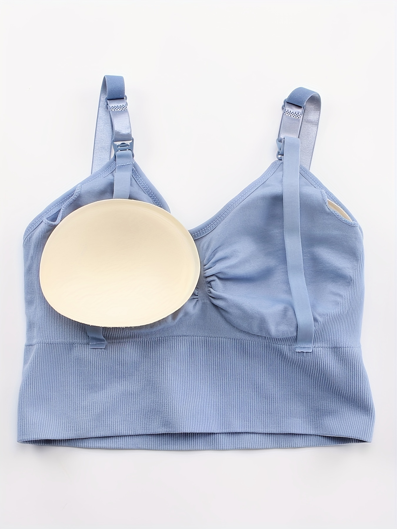Women's Postpartum Breathable Breastfeeding Lingerie Solid - Temu