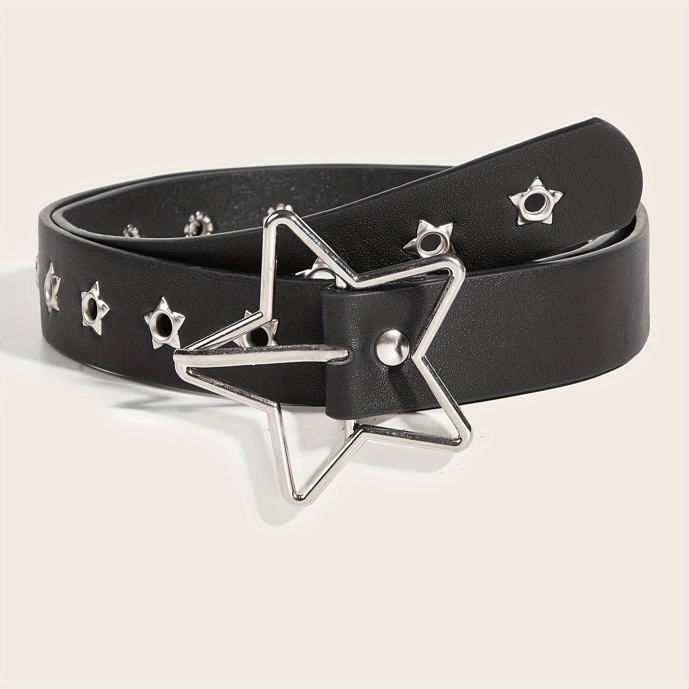 TEMU Y2k Five-pointed Star Belt