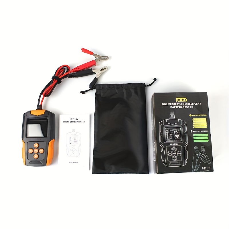 12v 24v Tester Batteria Professionale Portatile Auto Cca - Temu Italy