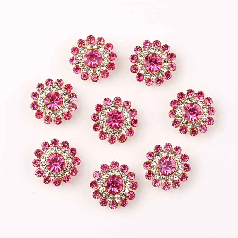 Rhinestones Flower Strass Crystal Sew On Rhinestones Little - Temu