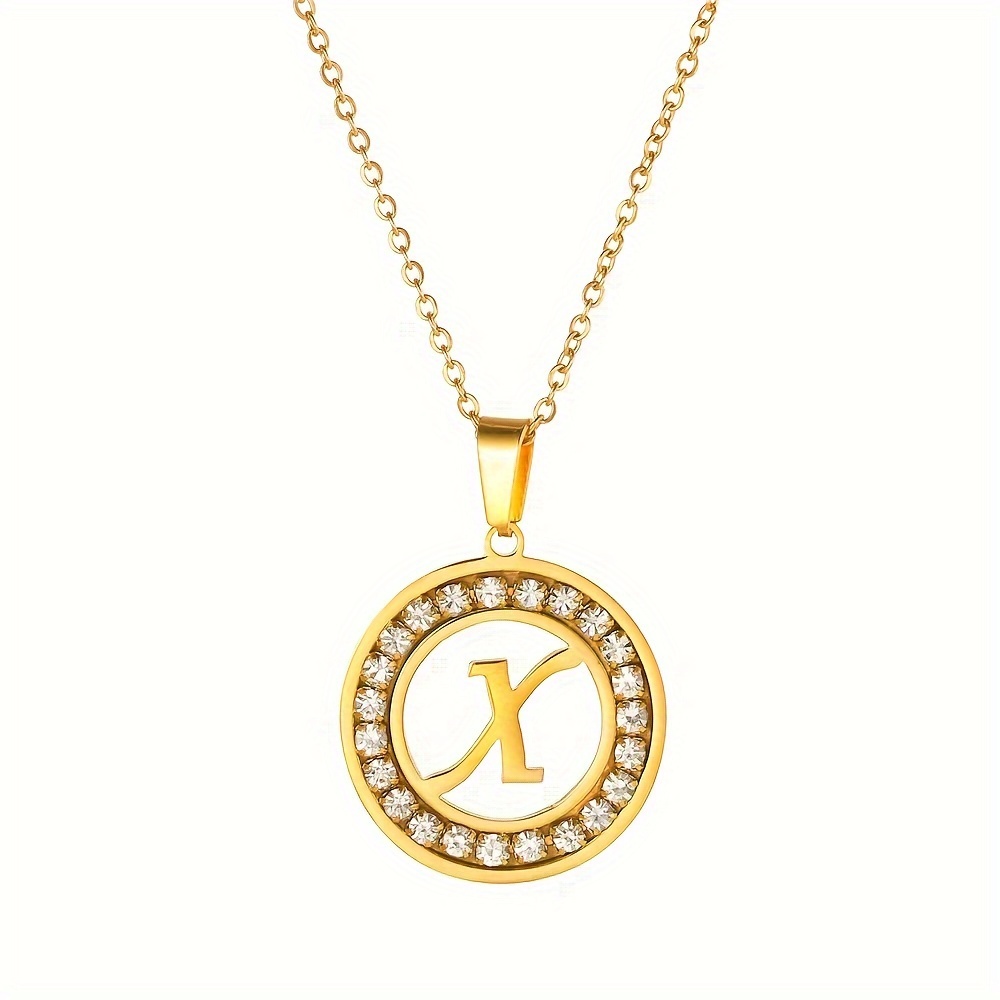 Gold pendant online round shape