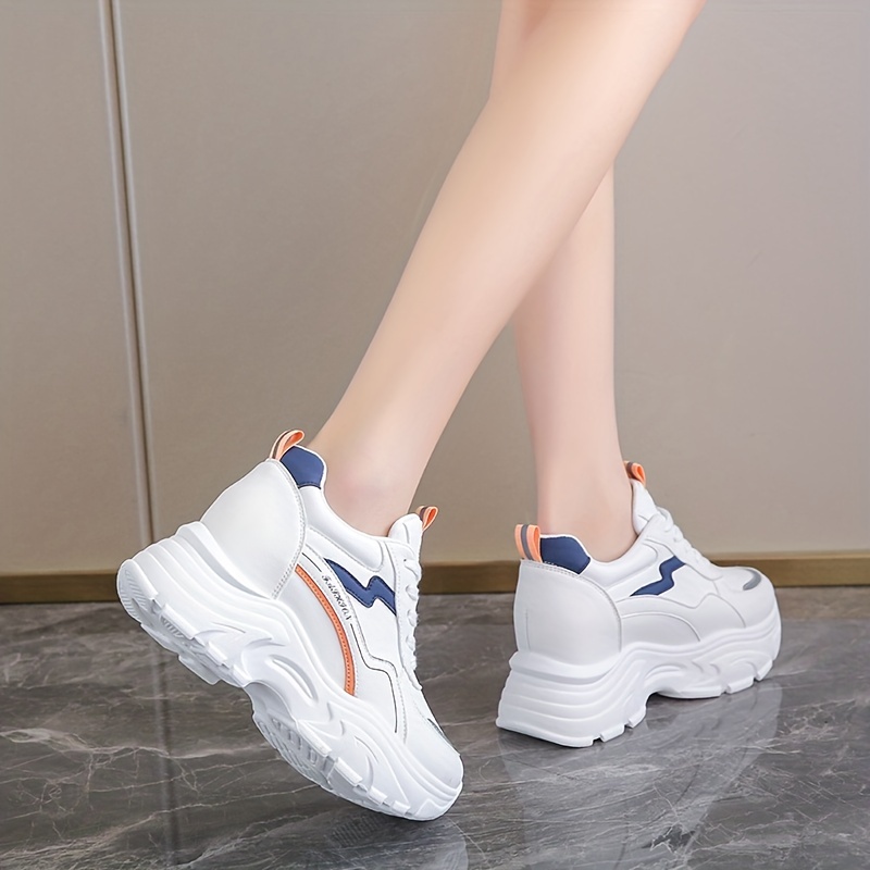 Blue clearance platform trainers