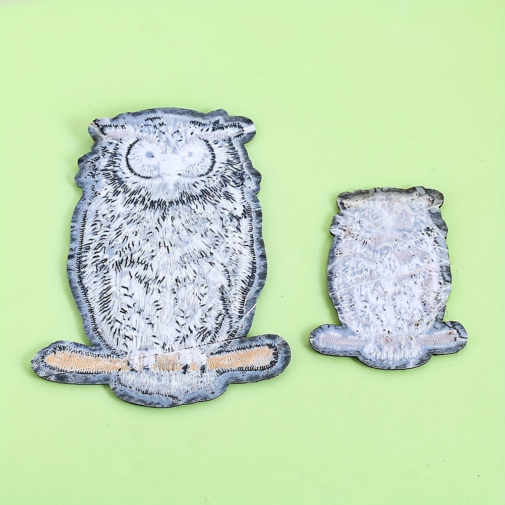 Owl Iron on Embroidered Patch Logo