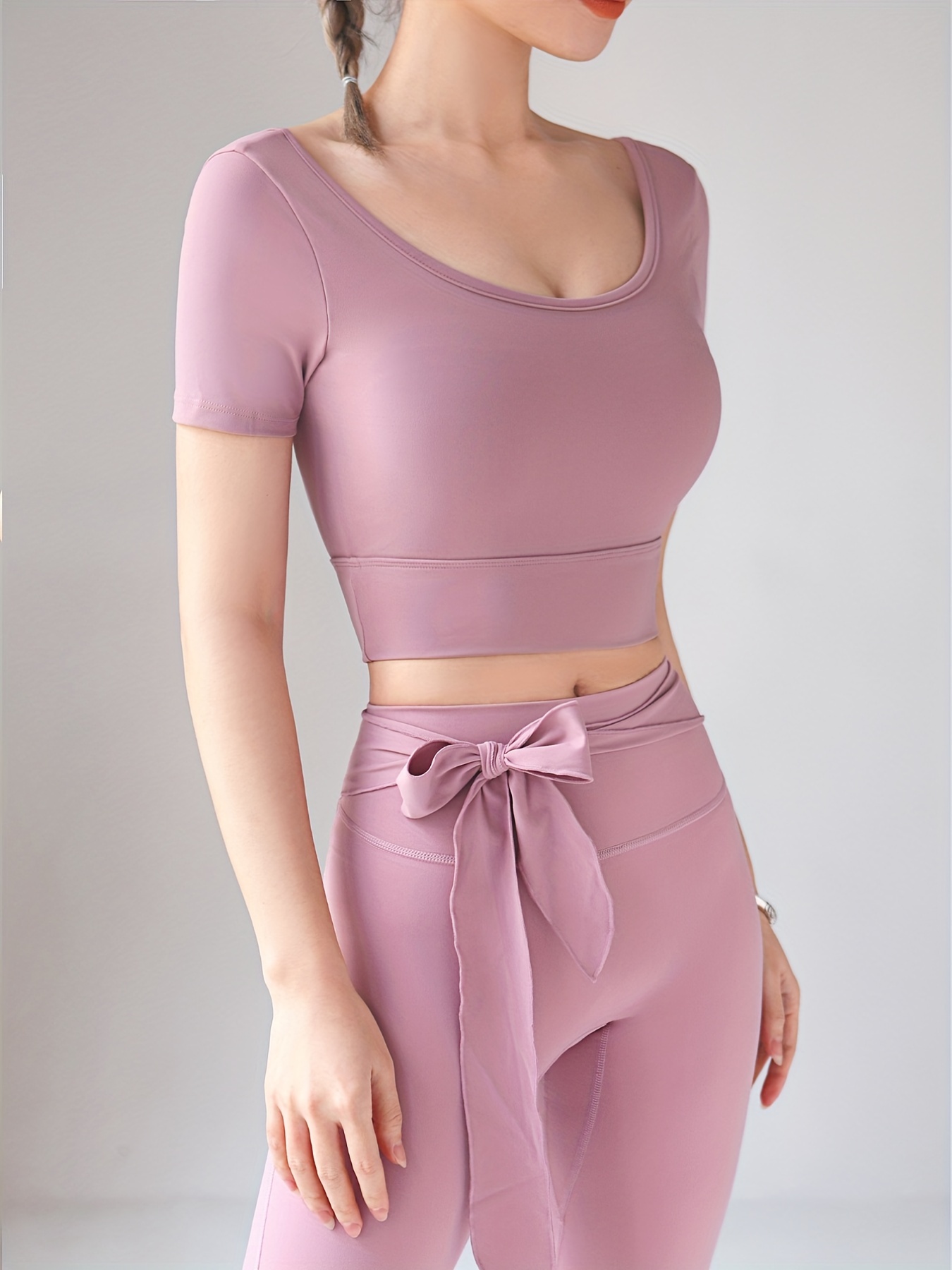 Yoga Sports Slimming Top Hollow Back Breathable Crop Top