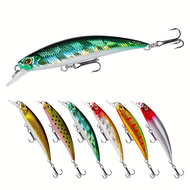 7cm 10g Fishing Lure Minnow Wobbler Long Casting Sinking Artificial Hard  Bait Jerkbait Small Size Stream Bait For Trout Bass