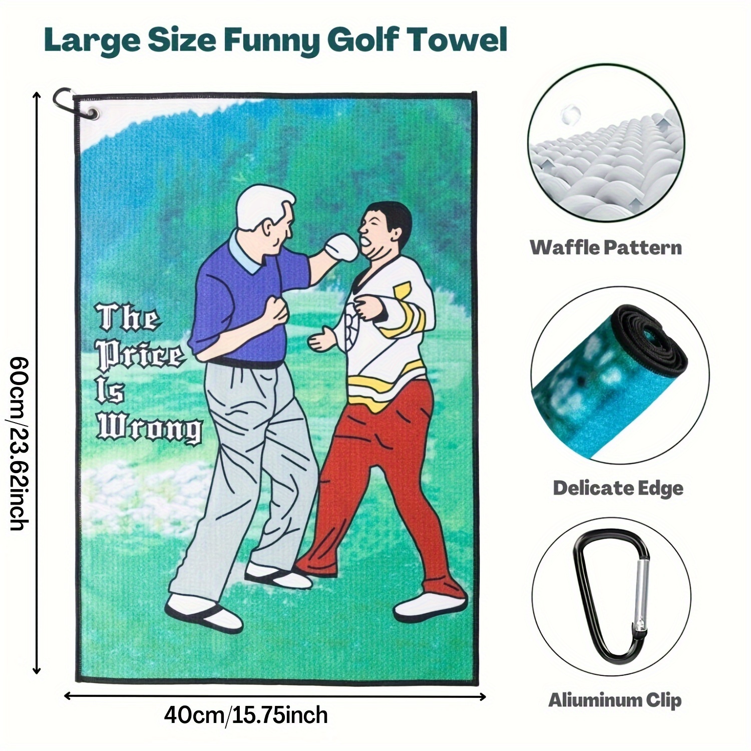 Embroidered Funny Golf Towel With Clip Perfect Golf Gifts - Temu