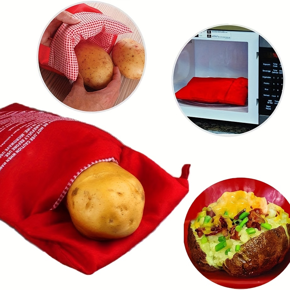 Bolsa de patatas para microondas Dos tamaños disponibles/Patatas de tela  para microondas/Bolsa de verduras/Bolsa de patatas al horno para microondas  -  España