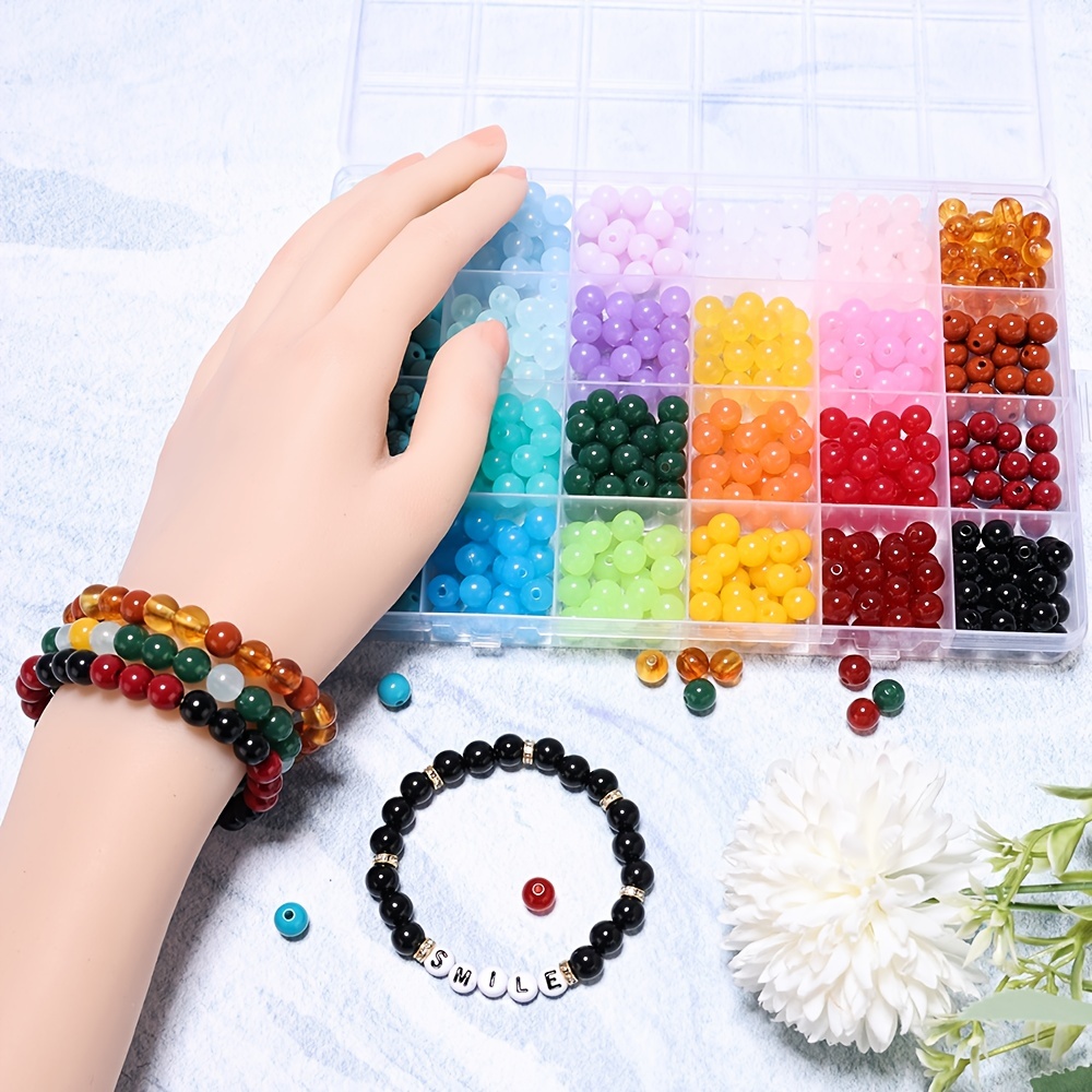 Diy Beads Bracelet Making Kit Girls Bracelet Necklace - Temu