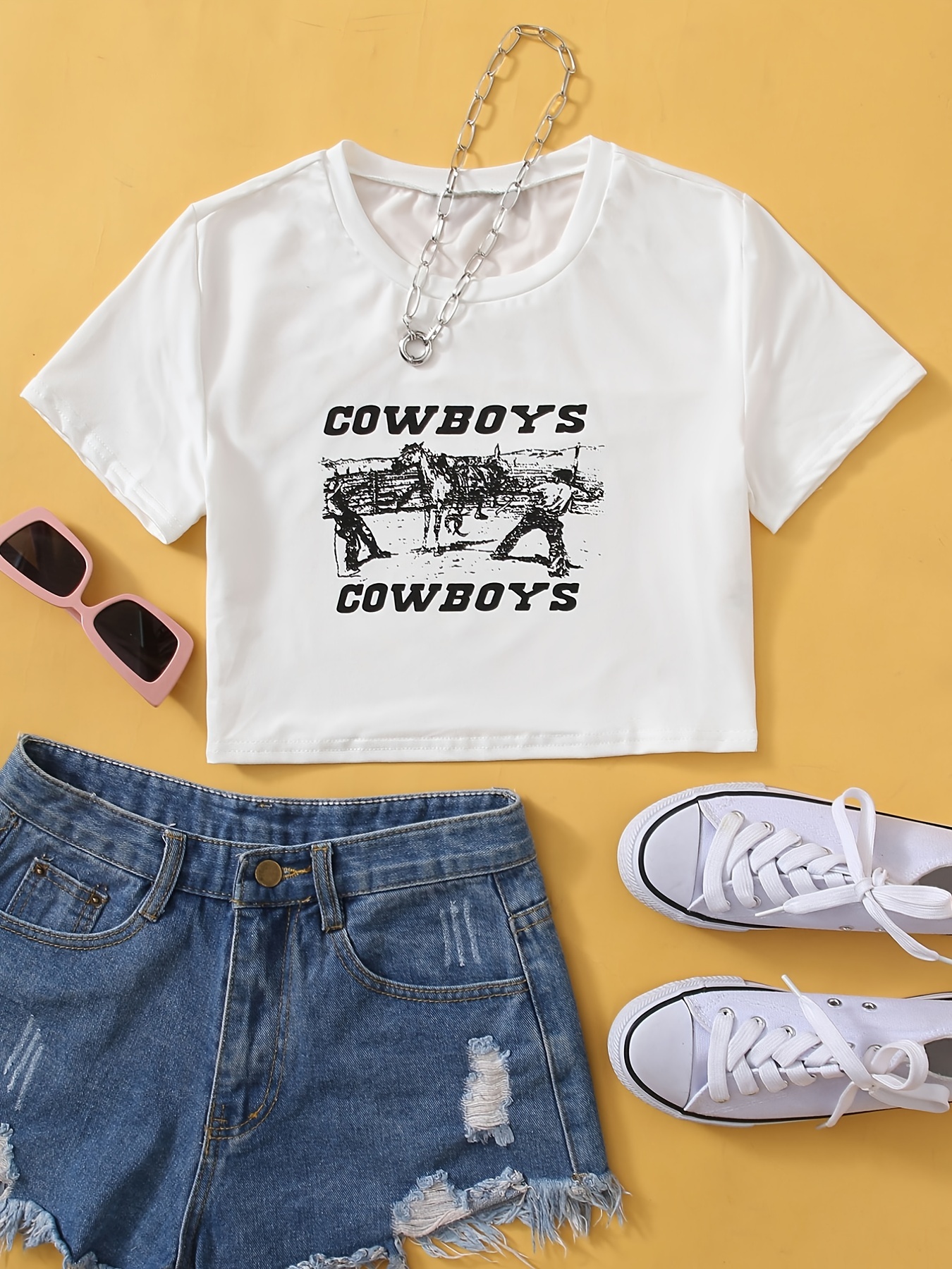 Cowboys Crop Top 