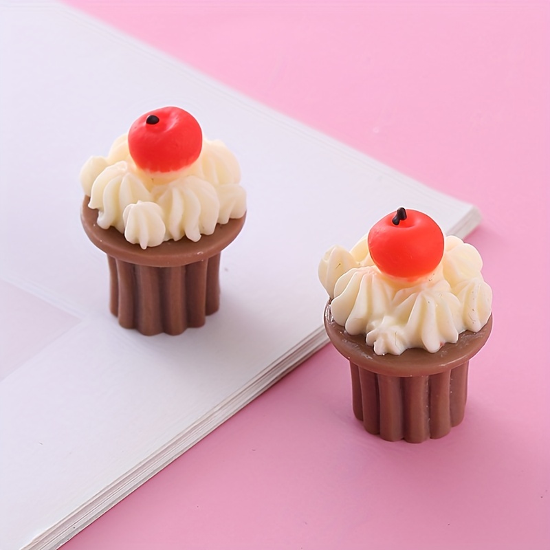 2pcs Accessoires De Bijoux En Résine, 3D Crème Colle Alimentaire,  Simulation Gâteau Alimentaire Jouer Dessert Diy Crème Colle, Glace Mangue  Fraise - Temu Belgium