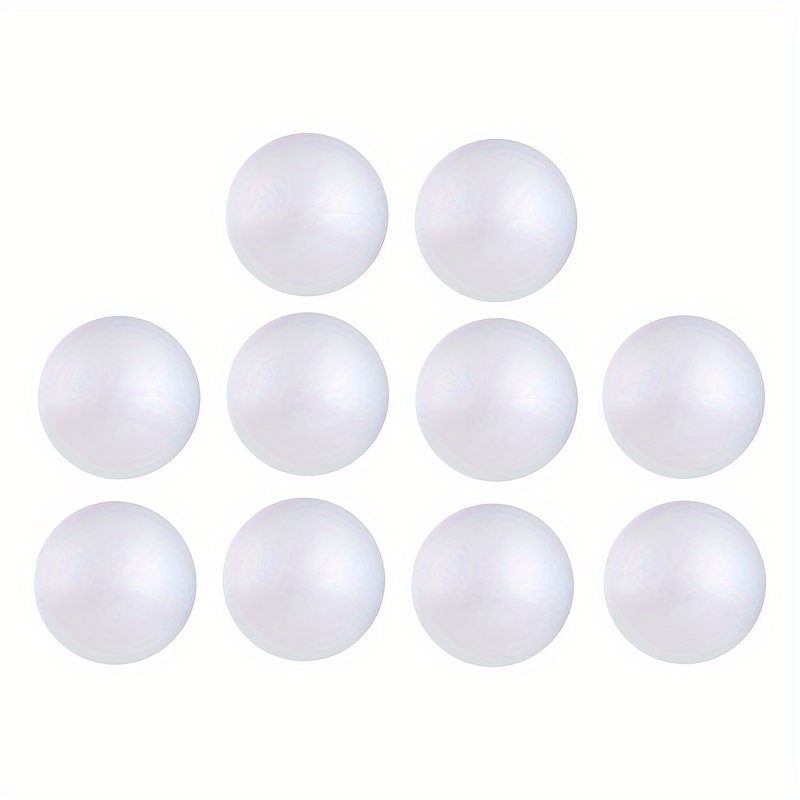 2 Pcs Hollow Half Foam Balls for Crafts White Half Sphere Foam