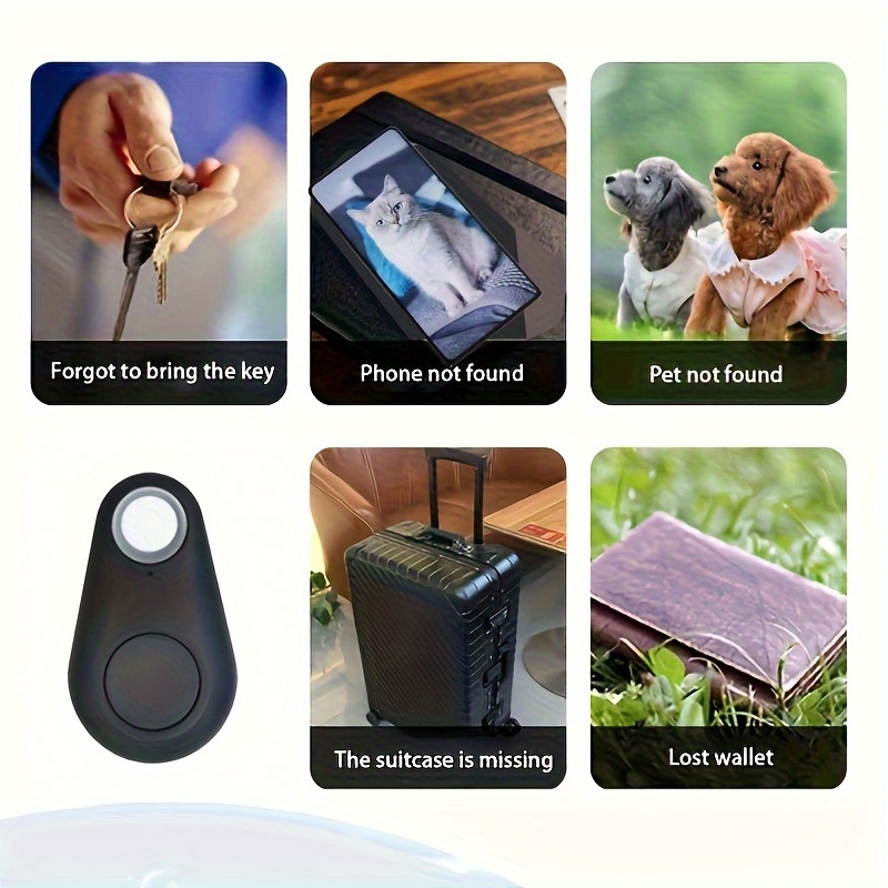 4 unids niños mascotas llaves localizador mini Bluetooth GPS coche motor  Tracker dispositivo inteligente GPS etiqueta Bluetooth Tracker clave  buscador