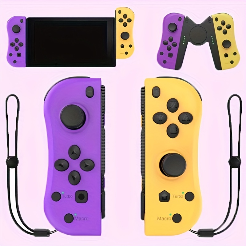 Switch Controller for Nintendo Switch Joycon, Programmable Controller for  Nintendo Switch/OLED Joycon with Turbo, Motion, Switch Controllers Remote