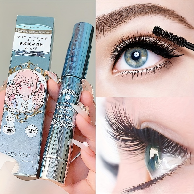 Sun Flower Curling Mascara - Lengthening, Thickening, Smudge-Proof,  Long-Lasting, Fiber Cover Box Included