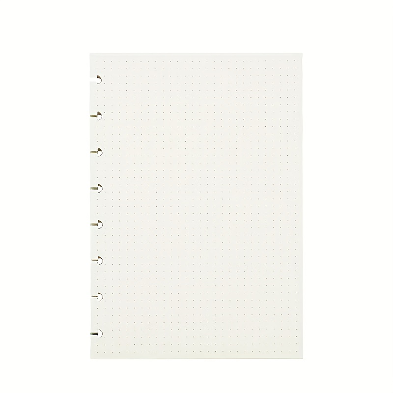 60 Pages Mushroom 8-Hole A5 Refill Paper for Disc Bound Planner